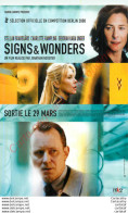 Carte Publicitaire .  SIGNS & WONDERS Film . - Publicité