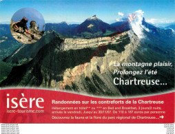 Carte Publicitaire .  ISERE TOURISME .  CHARTREUSE ... - Publicidad