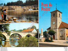 39.  PONT DE POITTE .  CP Multivues . - Otros & Sin Clasificación