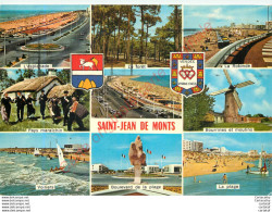 85.  SAINT JEAN DE MONTS .  CP Multivues . - Saint Jean De Monts