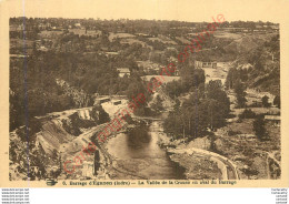 36.  Barrage D'EGUZON .  La Vallée De La Creuse En Aval Du Barrage . - Otros & Sin Clasificación