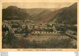 04.  DIGNE Les BAINS Sur Les Bords De La Bléonne . Route Napoléon . - Digne