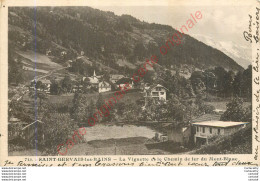 74.  SAINT GERVAIS Les BAINS .  La Vignette Et Le Chemin De Fer Du Mont-Blanc . - Saint-Gervais-les-Bains