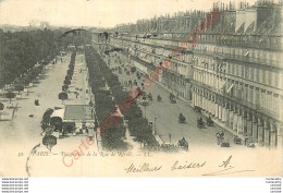 PARIS .  Perspective De La Rue De Rivoli . - Other & Unclassified