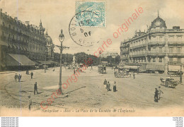34.  MONTPELLIER .  La Place De La Comédie De L'Esplanade . - Montpellier