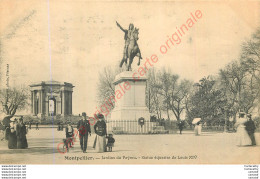 34.  MONTPELLIER .  Jardins Du Peyrou .  Statue équestre De Louis XIV . - Montpellier