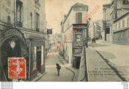 95.  PONTOISE .  La Rue De L'Hôtel De Ville Et La Rue De La Bretonnerie . ( Epicerie SEGOT ... ) . - Pontoise