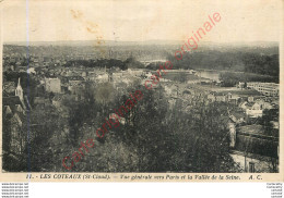 92.  LES COTEAUX . Vue Générale Vers Paris Et La Vallée De La Seine .  SAINT-CLOUD . - Saint Cloud