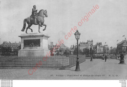 PARIS . Pont Neuf Et Statue De HENRI IV . - Other & Unclassified