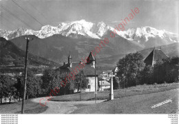 74.  SALLANCHES .  Chateaux "Tour De Disonches" Et Le Mt-Blanc . - Sallanches