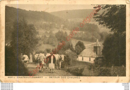 CHATEAU LAMBERT . RETOUR DES CHAUMES . - Autres & Non Classés