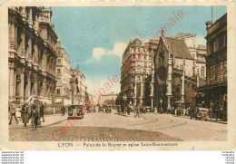 69.  LYON .  Palais De La Bourse Et église Saint-Bonaventure . - Other & Unclassified