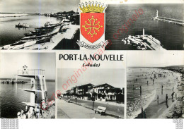 11.   PORT LA NOUVELLE .  CP Multivues . - Port La Nouvelle
