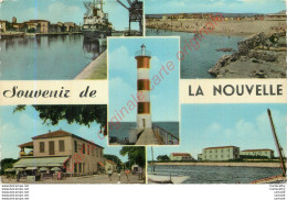 11.   Souvenir De LA NOUVELLE .  CP Multivues . - Port La Nouvelle