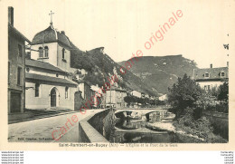 01.  SAINT RAMBERT EN BUGEY .   L'Eglise Et Le Pont De La Gare . - Sin Clasificación