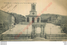 01.  OYONNAX .  L'Eglise Et La POrte Monumentale . - Oyonnax
