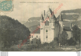 01.  DORTAN .  Le Vieux Château De Dortan Et Les MOntagnes Du Jura . - Sin Clasificación