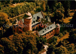 73616963 Mespelbrunn Fliegeraufnahme Mit Schloss Turm Schlossgebaeude Mespelbrun - Other & Unclassified