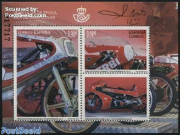 Spain 2015 Classic Motorbikes S/s, Mint NH, Transport - Motorcycles - Unused Stamps