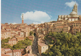 SIENA-6 CARTOLINE-VERA FOTOGRAFIA-2 VIAGGIATE 1989-1996-TUTTE SCANSIONATE - Siena