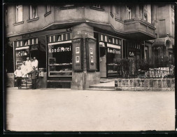 Fotografie Unbekannter Fotograf, Ansicht Berlin-Lichterfelde, Cafe & Konditorei Ecke Knesebeckstrasse 12  - Orte