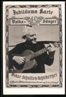 Fotografie Unbekannter Fotograf, Ansicht Berlin-Wittenau, Eichenweg 3, Volkssänger Oskar Schulten-Schleberger  - Famous People