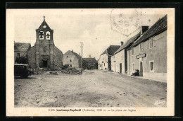 CPA Lachamp-Raphaêl, La Place De L`église  - Sonstige & Ohne Zuordnung