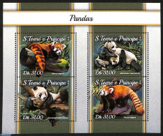 Sao Tome/Principe 2018 Pandas, Mint NH, Nature - Pandas - Sao Tomé E Principe