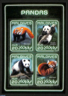 Maldives 2018 Pandas, Mint NH, Nature - Pandas - Malediven (1965-...)