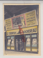 Rare Paris Devanture Cinéma Le Denfert Rochereau Aujourd'hui Chaplin Denfert * Film Entrée De Artistes - Distrito: 14