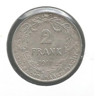 ALBERT I * 2 Frank 1911 Vlaams * Z.Fraai / Prachtig * Nr 12975 - 2 Frank