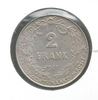 ALBERT I * 2 Frank 1911 Vlaams * Z.Fraai / Prachtig * Nr 12976 - 2 Francs