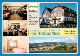 73616396 Hofbieber Gasthof Pension Zum Goldenen Stern Gastraeume Zimmer Panorama - Sonstige & Ohne Zuordnung