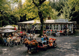 73616268 Bad Rothenfelde Bismarckhuette Gartenterrasse Pferdekutsche Bad Rothenf - Bad Rothenfelde