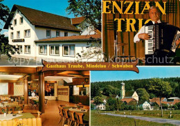 73616251 Mindelau Gasthaus Traube Gaststube Enzian Trio Singender Wirt Xaver Sch - Mindelheim