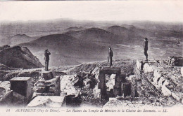63 - Auvergne - Les Ruines Du Temple De Mercure Et La Chaine Des Sommets - Otros & Sin Clasificación