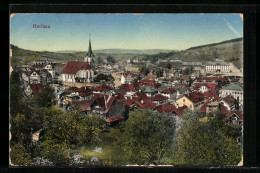 AK Herisau, Ortsansicht Mit Kirche  - Herisau