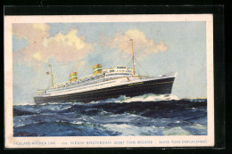 AK Holland-America Line, T.s.s. Nieuw Amsterdam, Passagierschiff  - Piroscafi