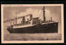 AK Norddeutscher Lloyd, Passagierschiff München  - Steamers