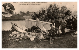 Centre D'Aviation Epinal Dogneville - Chute Mortelle Du Caporal D'Autroche (20 Octobre 1913) - Epinal