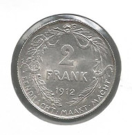 ALBERT I * 2 Frank 1912 Vlaams * Prachtig * Nr 12987 - 2 Francs