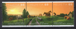 T3517 - SUISSE SWITZERLAND Yv N°1970/72 ** Chevaux - Ungebraucht