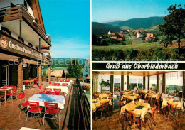 73615841 Biederbach Schwarzwald Gasthaus Pension Zum Deutschen Hof Terrasse Gast - Other & Unclassified