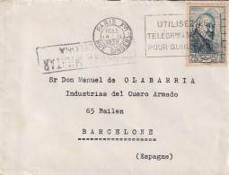 LETTRE 1939  CENSOR   MILITAR ESPAÑA - Covers & Documents