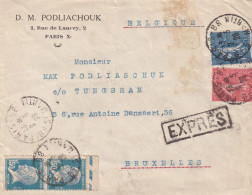 LETTRE 1928  EXPRES - Brieven En Documenten