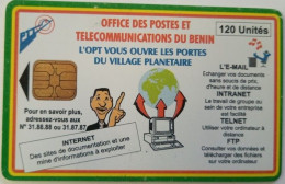 Benin 120 Units Chip Card - Internet ( White Reverse ) - Benin