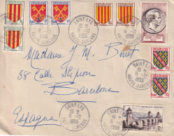 LETTRE 1955 SAINT LYS - Storia Postale