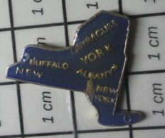 1214D Pin's Pins / Beau Et Rare / AUTRES / ETAT DES USA NEW YORK BUFFALO SYRACUSE ALBANY - Otros & Sin Clasificación