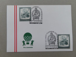 Österreich Pro Juventute - Mit Sonderstempel 13. 4. 1984 Schwanenstadt, 22. Landes Feuerwehr Leistungsbewerb (Nr.1284) - Other & Unclassified