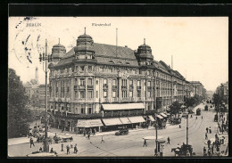 AK Berlin-Tiergarten, Hotel Fürstenhof Mit Strassenbahnen  - Dierentuin